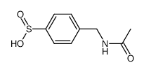 4-[(乙酰氨基)甲基]苯亚磺酸 结构式