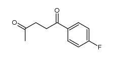 1-(4-氟苯基)-1,4-戊二酮 结构式