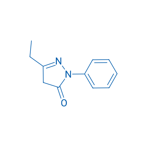 5-乙基-2-苯基-1,2-二氢-吡唑-3-酮 结构式