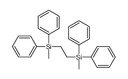 Benzene, 1,1',1'',1'''-[1,2-ethanediylbis(methylsilylidyne)]tetrakis- 结构式