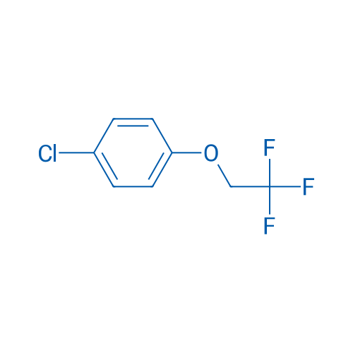 1-氯-4-(2,2,2-三氟乙氧基)苯 结构式