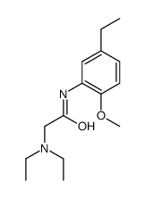 2-(二乙氨基)-N-(5-乙基-2-甲氧基苯基)乙酰胺 结构式