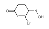 3-Bromo-4-hydroxyimino-2,5-cyclohexadien-1-one 结构式