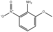 2-氨基-3-硝基苯甲醚 结构式