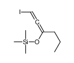 Silane, [1-(2-iodoethenylidene)butoxy]trimethyl- 结构式