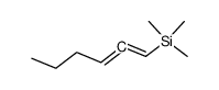 Silane, 1,2-hexadien-1-yltrimethyl- 结构式