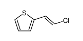 2-(2-氯乙烯基)噻吩 结构式