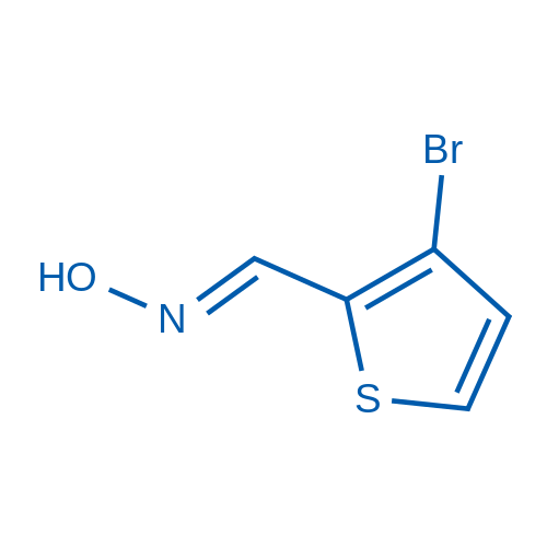 3-溴-2-噻吩甲醛肟 结构式
