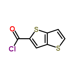 噻吩并[3,2-b]噻吩-2-甲酰氯 结构式