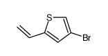 4-Bromo-2-ethenylthiophene 结构式