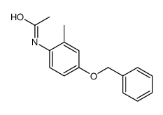 N-(4-(benzyloxy)-2-methylphenyl)acetamide 结构式