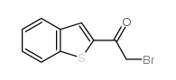 1-(1-苯并噻吩-2-基)-2-溴-1-乙酮 结构式