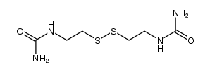 Urea, N,N′′-(dithiodi-2,1-ethanediyl)bis- 结构式