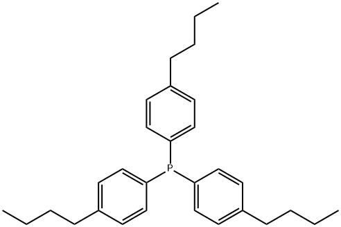 三(4-丁基苯基)膦 结构式
