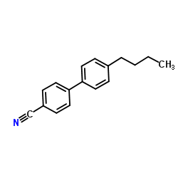 4'-正丁基-4-氰基联苯 结构式