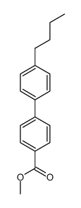 4'-丁基-[1,1'-联苯]-4-羧酸甲酯 结构式