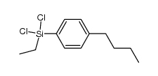 1-丁基-4-(二氯乙基硅基)苯 结构式