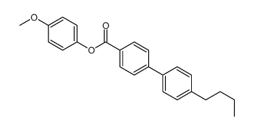 4'-丁基-[1,1'-联苯]-4-羧酸-4-甲氧基苯酯 结构式