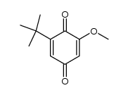 2-叔丁基-6-甲氧基-1,4-苯醌 结构式