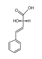 (2S,3E)-2-羟基-4-苯基-3-丁烯酸 结构式