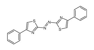 2,2'-偶氮二[4-苯基噻唑] 结构式