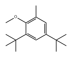 1,5-二叔丁基-2-甲氧基-3-甲基苯 结构式