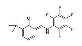 Phenol, 2-(1,1-dimethylethyl)-6-[[(pentafluorophenyl)imino]methyl]- 结构式