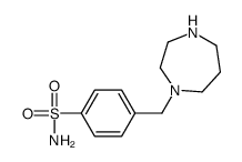 4-磺酰胺基苄基高哌嗪 结构式