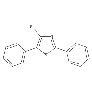 4-溴-2,5-二苯基噻唑 结构式