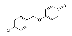4-[(4-氯苯基)甲氧基]吡啶 1-氧化物 结构式