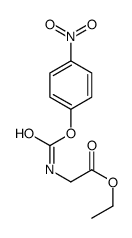 2-[[(4-硝基苯氧基)-氧代甲基]氨基]乙酸乙酯 结构式