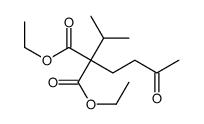 Propanedioic acid, (1-methylethyl)(3-oxobutyl)-, diethyl ester 结构式