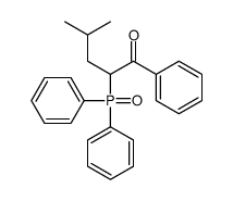 1-Pentanone, 2-(diphenylphosphinyl)-4-methyl-1-phenyl- 结构式