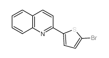 2-(5-溴-2-噻吩)喹啉 结构式