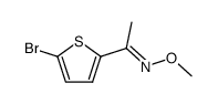 1-(5-溴-2-噻吩基)乙酮 O-甲基肟 结构式