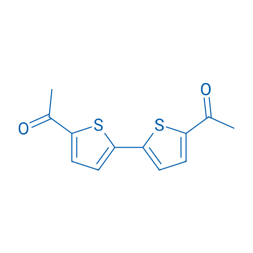 5,5-二乙酰基-2,2-联噻吩 结构式