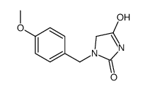 1-(4-甲氧基苄基)咪唑烷-2,4-二酮 结构式