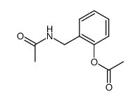 Acetamide, N-[[2-(acetyloxy)phenyl]methyl]- 结构式