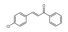 (2Z)-3-(4-氯苯基)-1-苯基丙-2-烯-1-酮 结构式