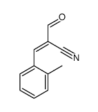 2-甲酰基-3-(2-甲基苯基)-2-丙烯腈 结构式