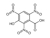 3-羟基-2,4,6-三硝基苯甲酸 结构式