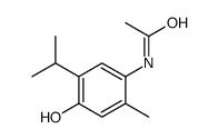 N-[4-羟基-2-甲基-5-(1-甲基乙基)苯基]乙酰胺 结构式