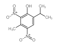 2,6-二硝基百里酚 结构式