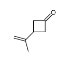 3-(1-甲基乙烯基)环丁酮 结构式