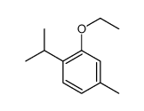 2-乙氧基-1-异丙基-4-甲基苯 结构式