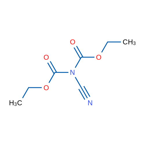 DIETHYL CYANOIMINODICARBONATE 结构式