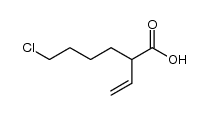 6-氯-2-乙烯基己酸 结构式