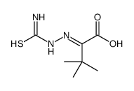 2-(氨基硫代甲酰基肼亚基)-3,3-二甲基丁酸 结构式