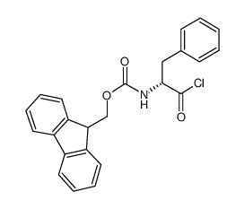 Fmoc-D-苯丙酰氯 结构式