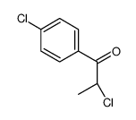 (R)-2-氯-1-(4-氯苯基)丙-1-酮 结构式